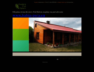 kwatera-pod-debem.eu screenshot