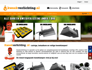 kweekverlichting.nl screenshot