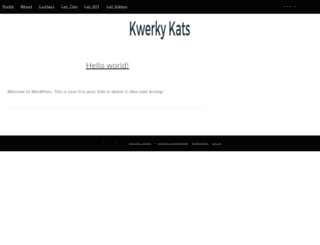 kwerkykats.com screenshot