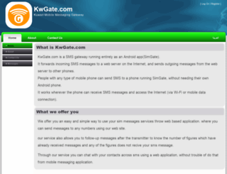 kwgate.com screenshot