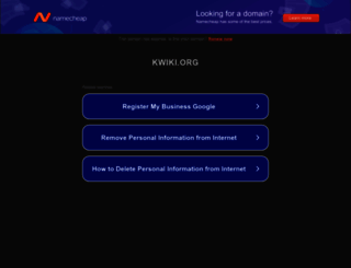 kwiki.org screenshot