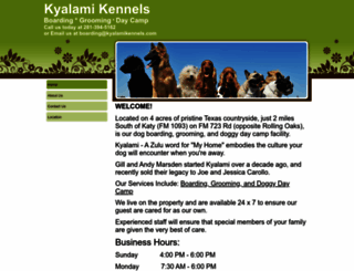 kyalamikennels.com screenshot