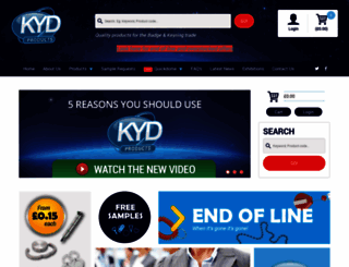 kydproducts.co.uk screenshot