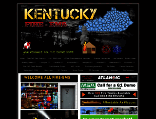 kyfirefighters.com screenshot