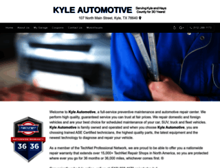 kyleautomotive.com screenshot