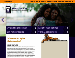 kylerorthodontics.com screenshot