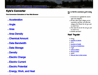 kylesconverter.com screenshot