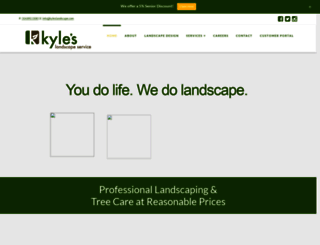 kyleslandscapestl.com screenshot