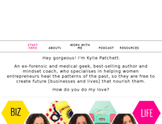 kyliepatchett.com screenshot