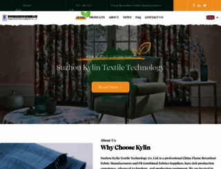 kylintextile.com screenshot