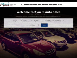 kynersauto.com screenshot