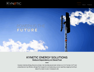 kyneticenergy.com screenshot