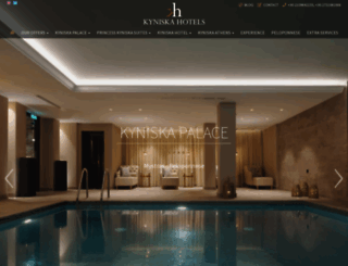 kyniskahotels.com screenshot