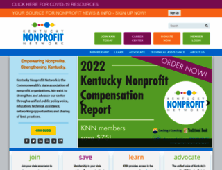 kynonprofits.org screenshot