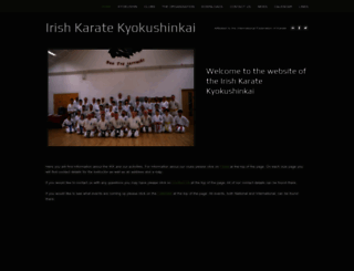 kyokushinireland.com screenshot