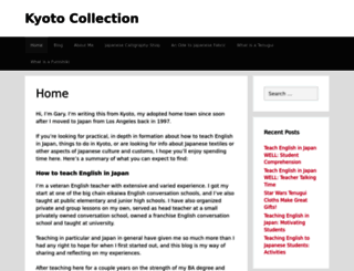 kyotocollection.com screenshot