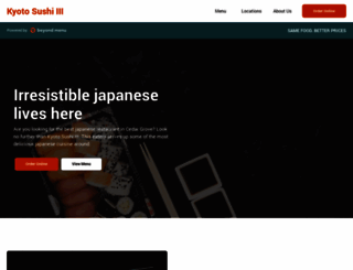 kyotosushiiii.com screenshot
