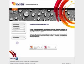 kysenpr.co.uk screenshot