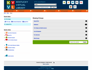 kyvl.org screenshot