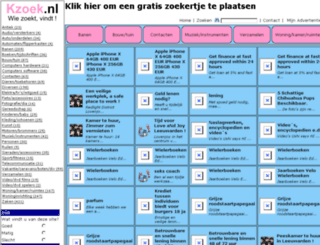 kzoek.nl screenshot