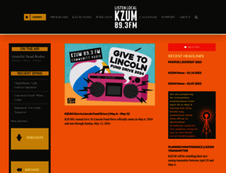 kzum.org screenshot