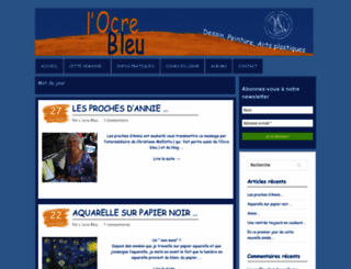 l-ocre-bleu.fr screenshot