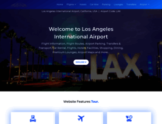 la-airport.com screenshot