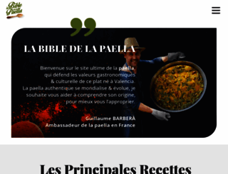 la-bible-de-la-paella.fr screenshot