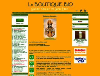 la-boutique-bio.com screenshot