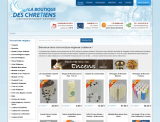 la-boutique-des-chretiens.com screenshot