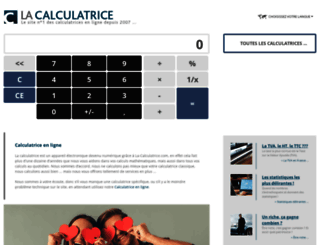 la-calculatrice.com screenshot