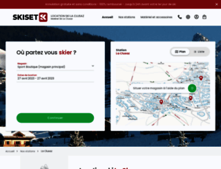 la-clusaz.skiset.com screenshot