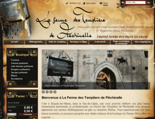 la-ferme-des-templiers-de-flechinelle.com screenshot