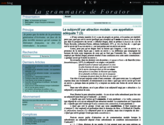 la-grammaire-de-forator.over-blog.fr screenshot