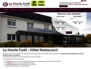 la-haute-foret.com screenshot