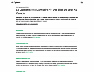 la-lapinerie.net screenshot