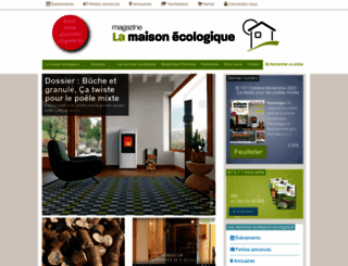 la-maison-ecologique.com screenshot