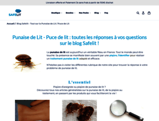 la-punaise-de-lit.com screenshot