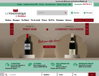 la-vinotheque.com screenshot