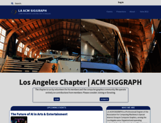 la.siggraph.org screenshot