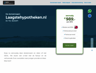 laagstehypotheken.nl screenshot
