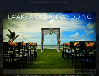 laakeaoceanwedding.com screenshot