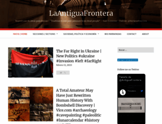 laantiguafrontera.wordpress.com screenshot