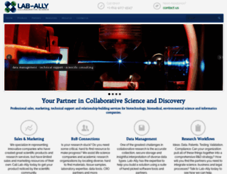 lab-ally.com screenshot