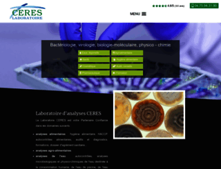 lab-ceres.com screenshot