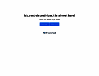 lab.centralscrutinizer.it screenshot