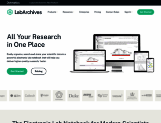 labarchives.com screenshot
