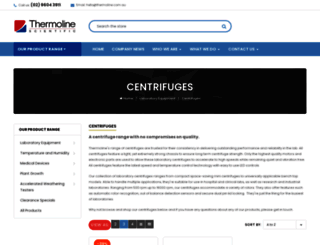 labcentrifuges.com.au screenshot