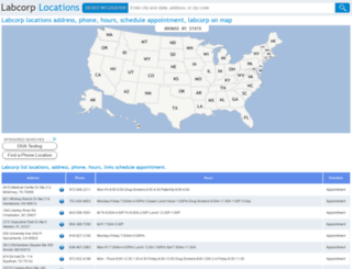 labcorp-locations.com screenshot