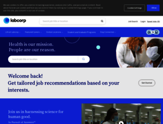 labcorpcareers.com screenshot